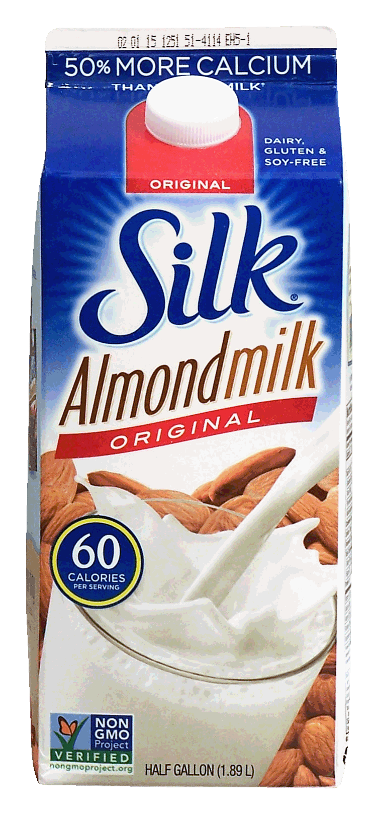 Silk  original almond milk, dairy, gluten & soy-free Full-Size Picture